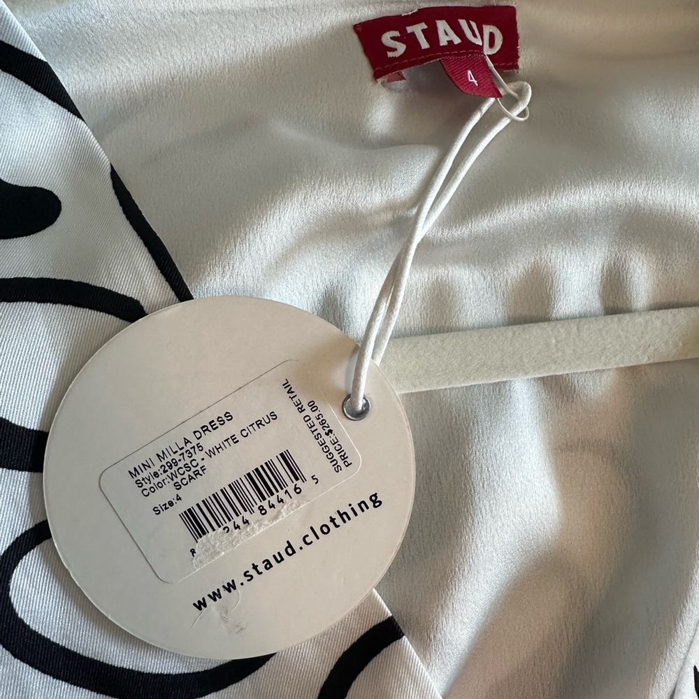 STAUD Mini Milla Dress – NWT – Size 4 - Picture 3 of 7